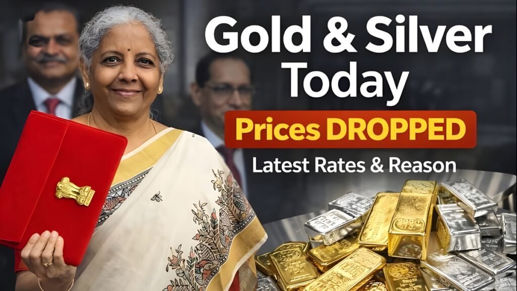 Today Gold & Silver Rate Price Drop, Latest Rates & Market Reason